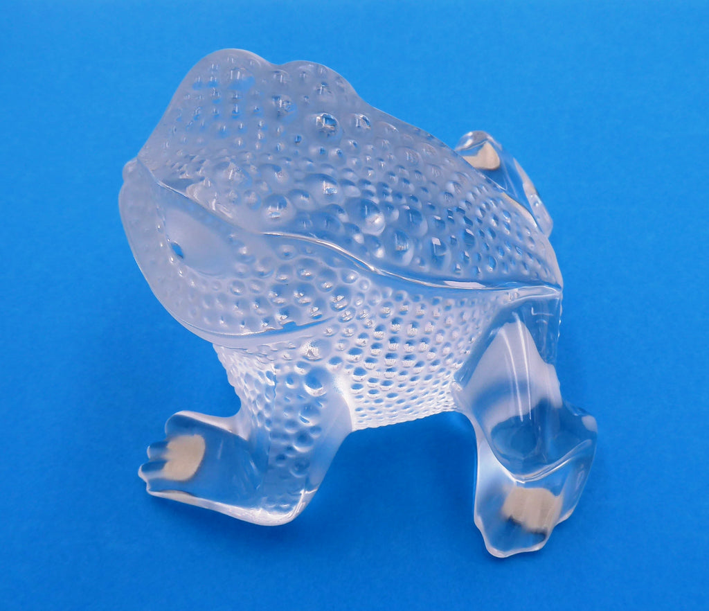 Crapaud GRÉGOIRE Immense succès de chez LALIQUE en cristal incolore