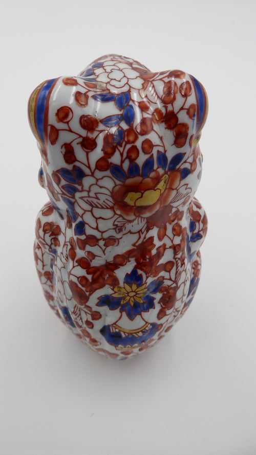 Ancienne grenouille JAPONAISE à décor IMARI moderne