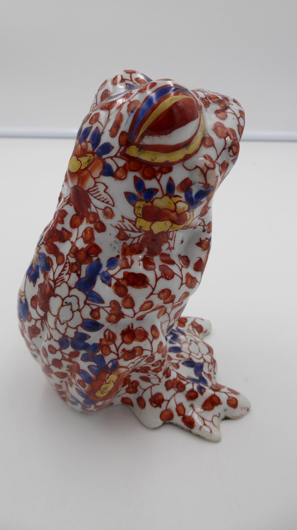 Ancienne grenouille JAPONAISE à décor IMARI moderne