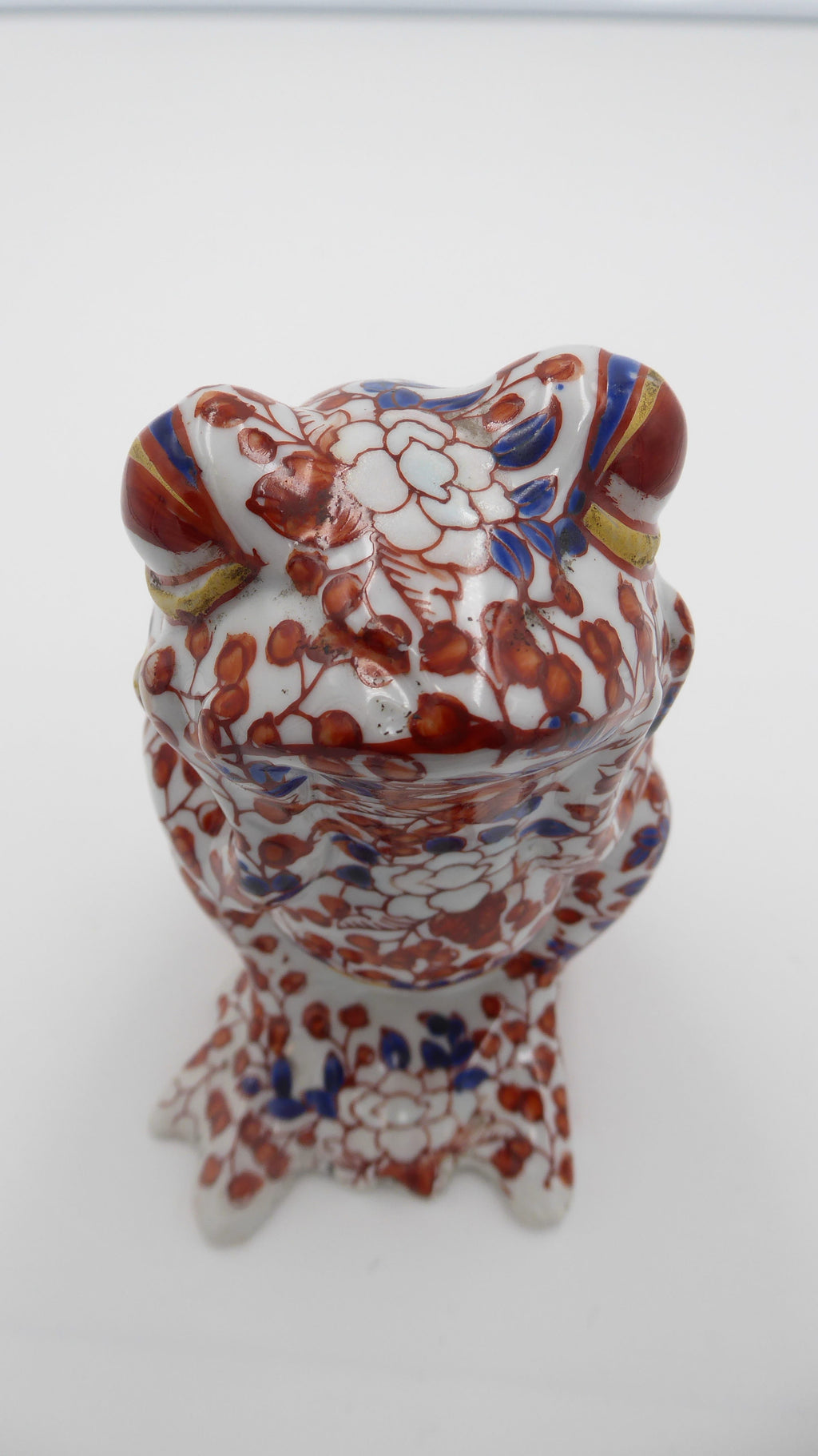 Ancienne grenouille JAPONAISE à décor IMARI moderne