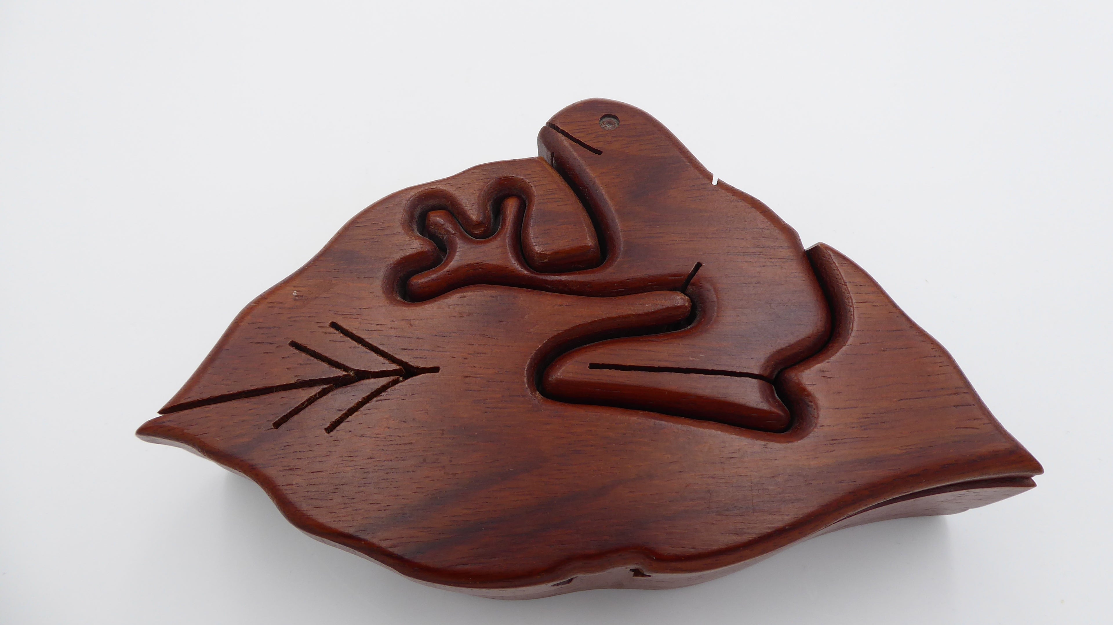 Boite démontable en palissandre