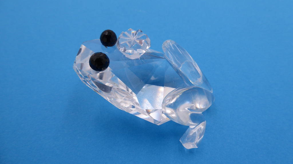 Grenouille en cristal SWAROVSKI (Fabrication arrêtée en 1990)