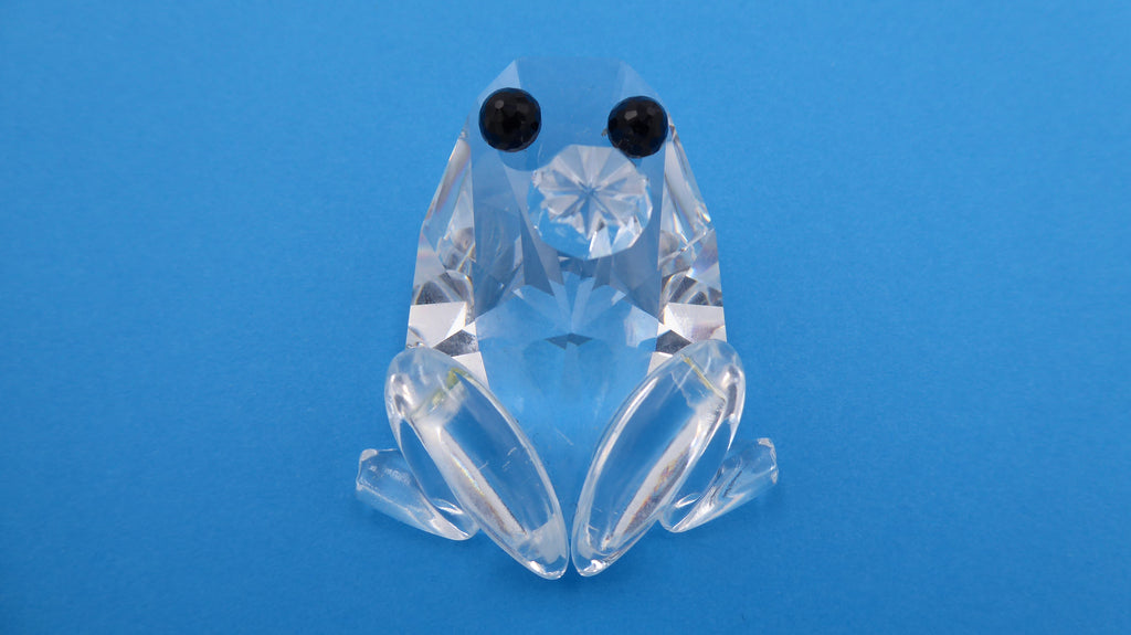 Grenouille en cristal SWAROVSKI (Fabrication arrêtée en 1990)
