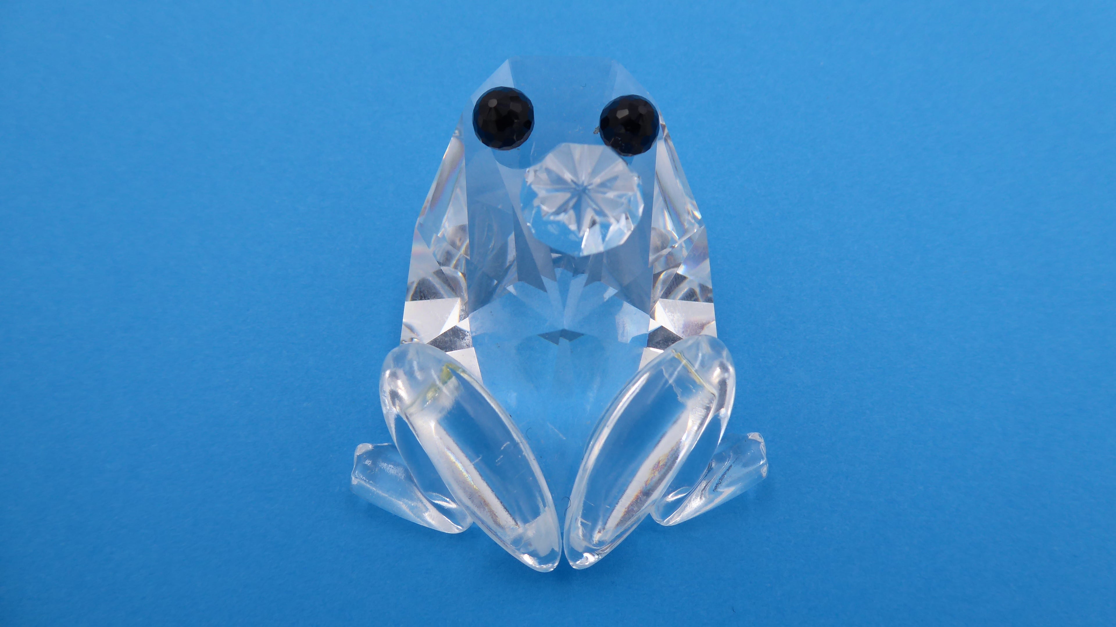Grenouille en cristal SWAROVSKI (Fabrication arrêtée en 1990)