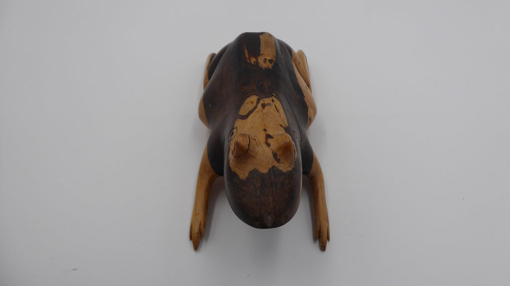 Unique sculpture en bois tacheté