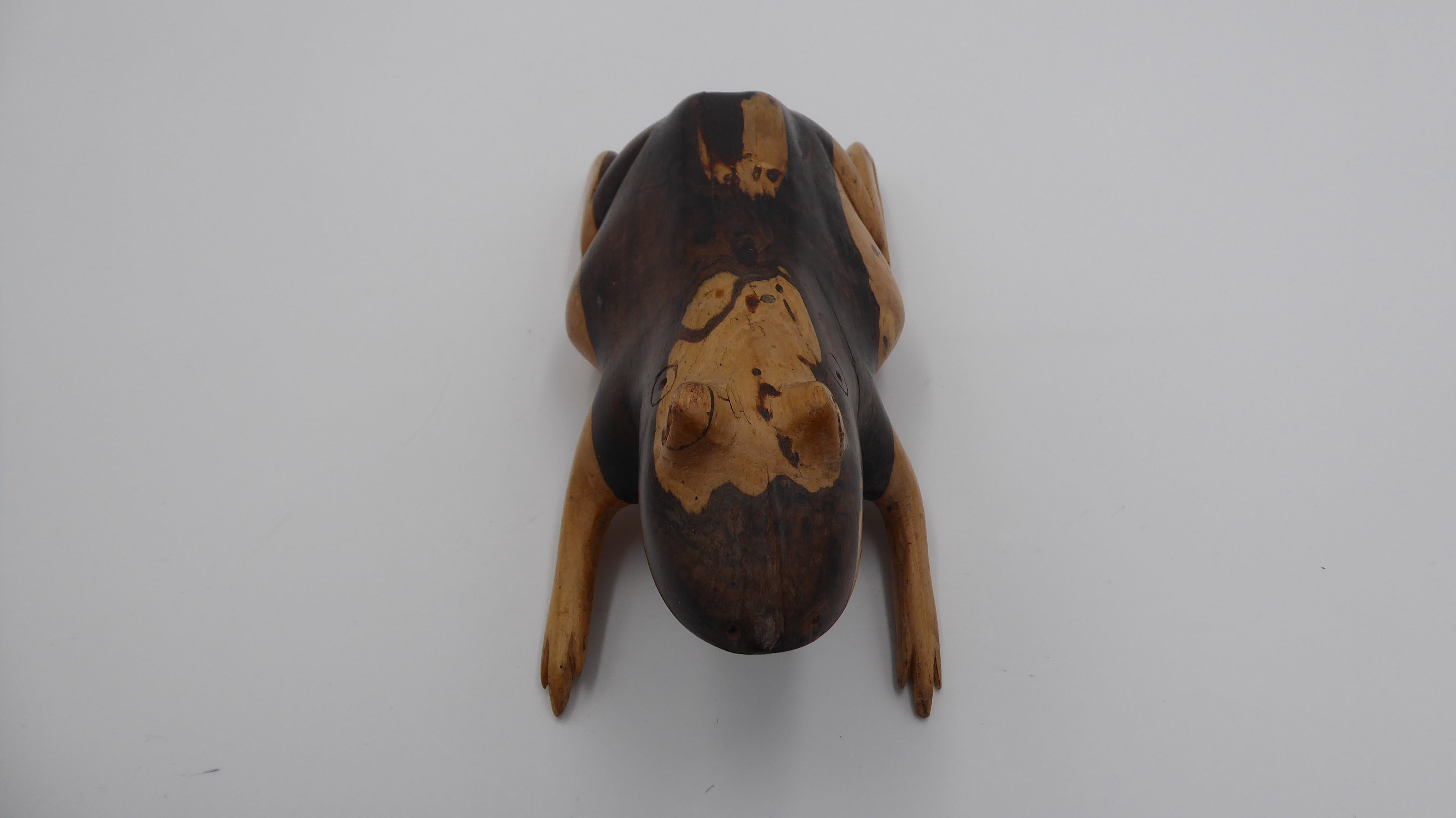 Unique sculpture en bois tacheté