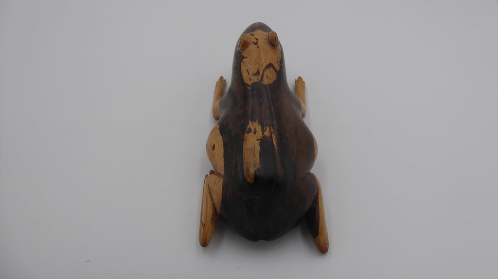 Unique sculpture en bois tacheté