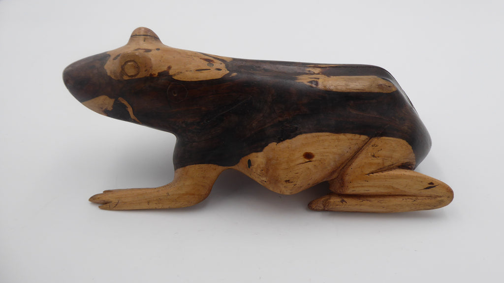 Unique sculpture en bois tacheté