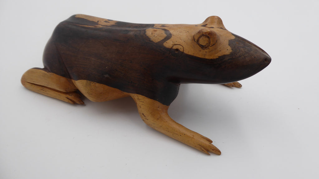 Unique sculpture en bois tacheté