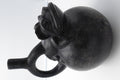 Vase globulaire en céramique noire (-2000 avant JC/200 après JC)