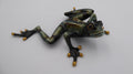 Superbe grenouille en acier décor laqué