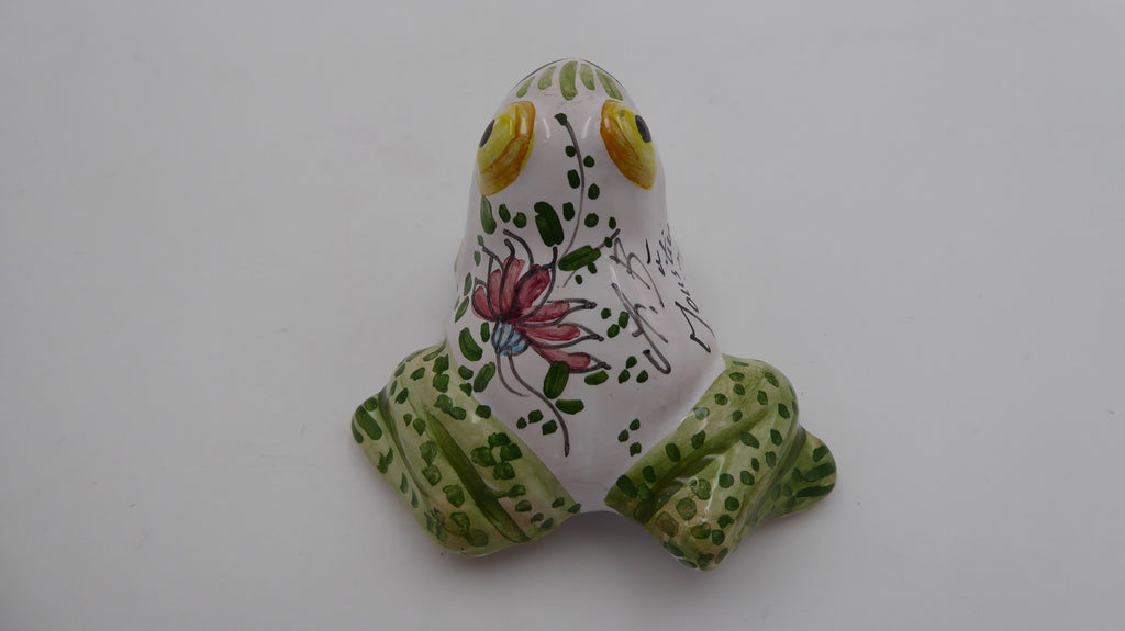 Petite grenouille en porcelaine de MOUSTIERS