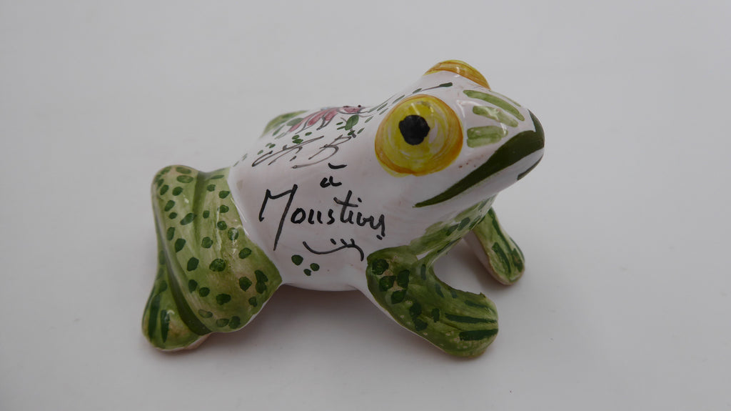 Petite grenouille en porcelaine de MOUSTIERS