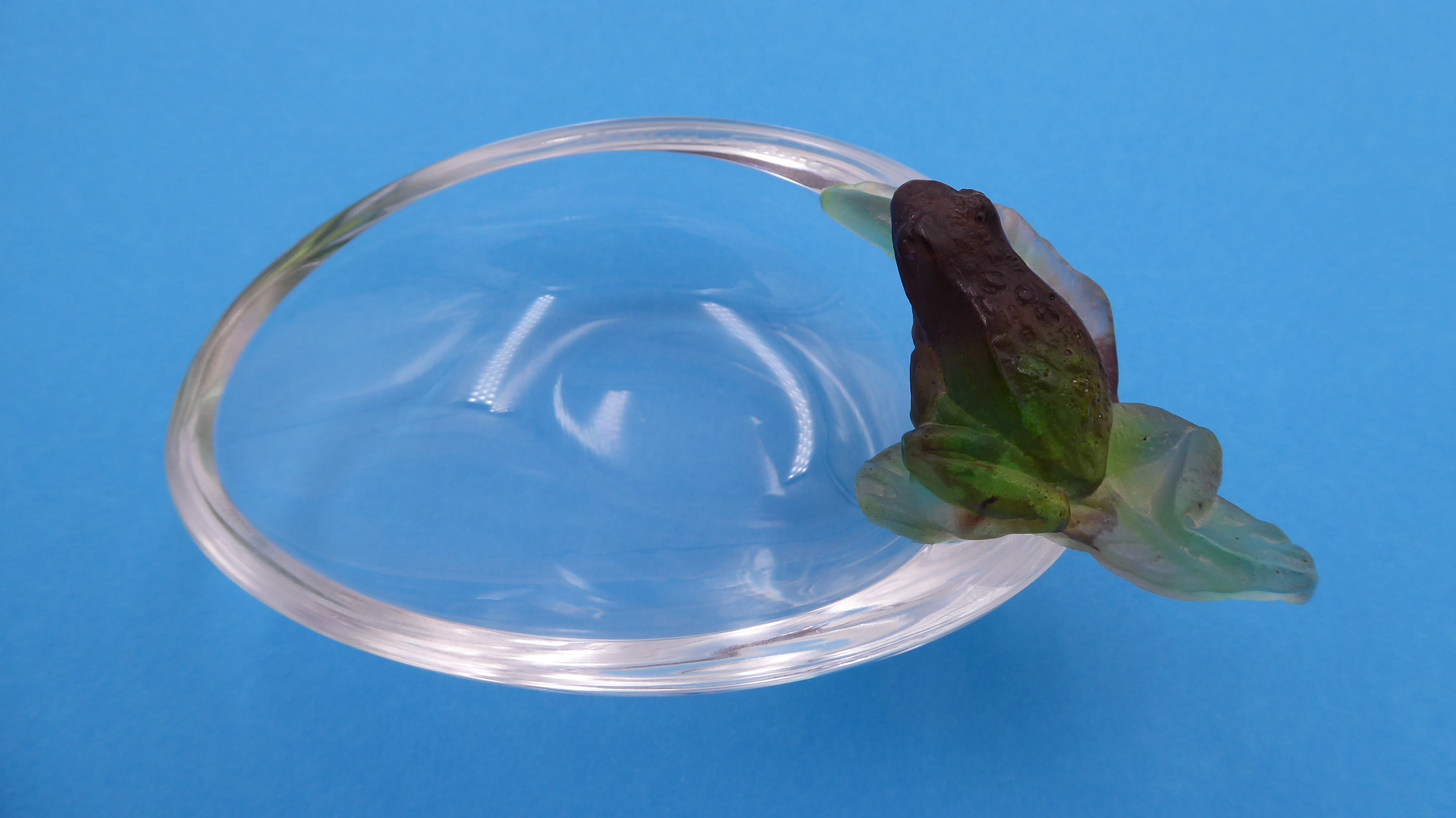 Cendrier/vide poches en cristal