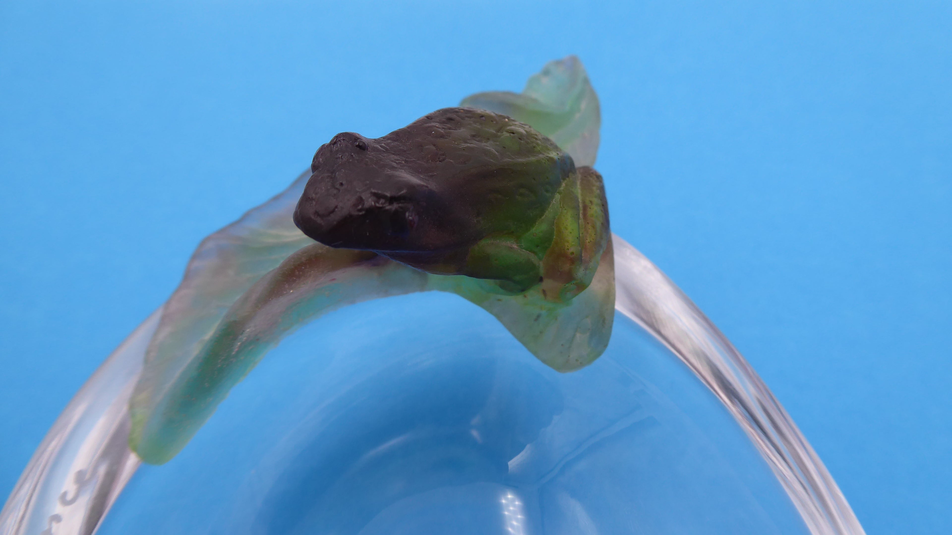 Cendrier/vide poches en cristal