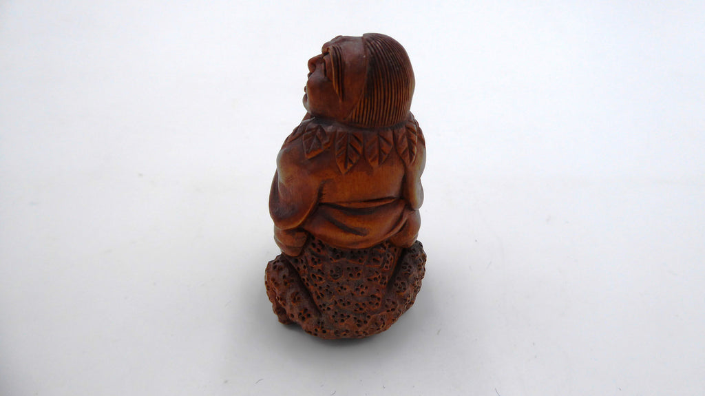 Metsuke Homme sur une grenouille