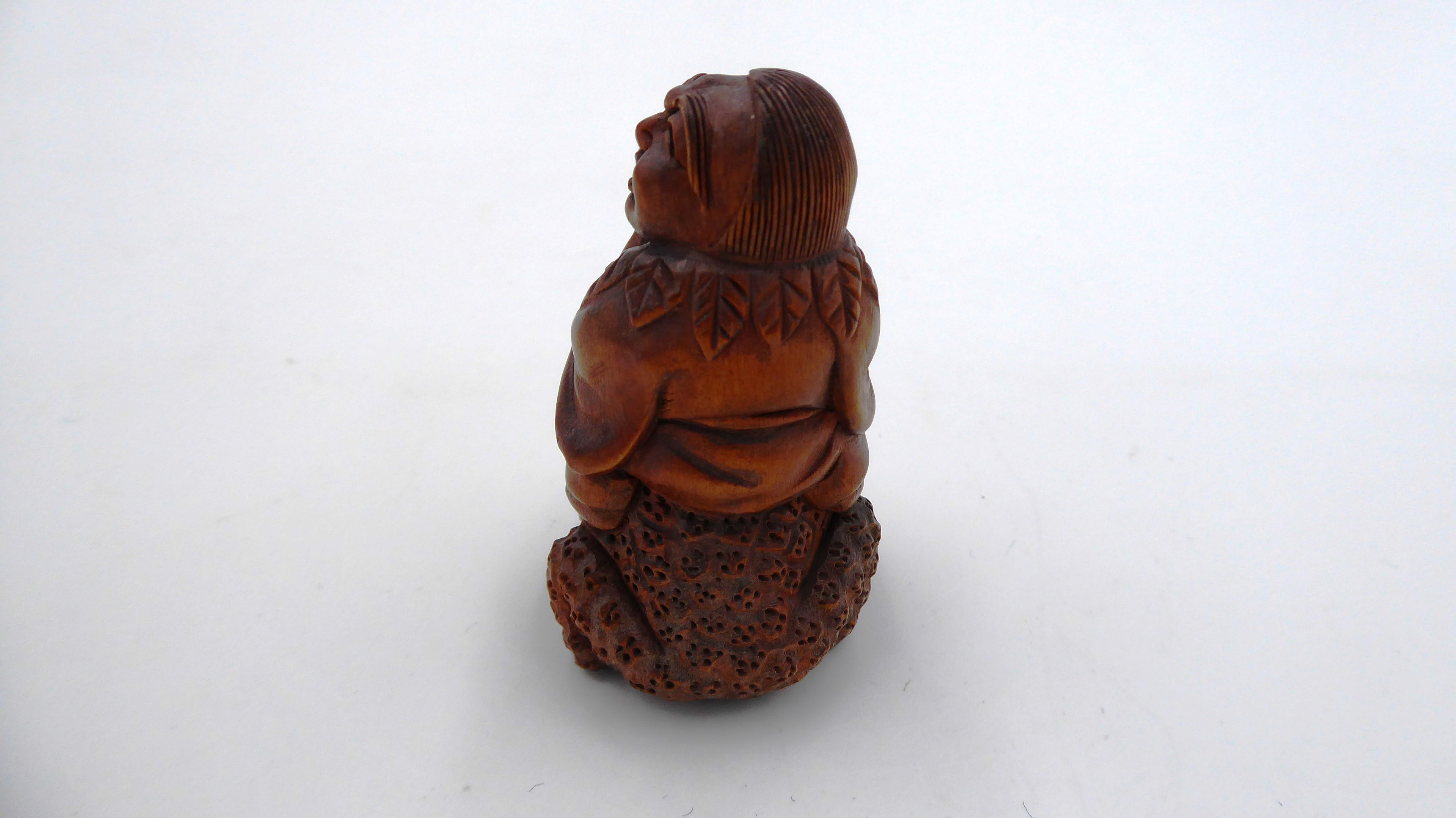 Metsuke Homme sur une grenouille