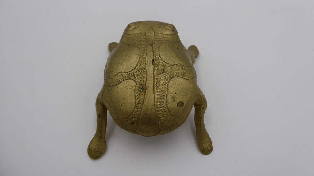 Grenouille en laiton massif (Travail ancien et artisanal) Origine Pays du Maghreb ?