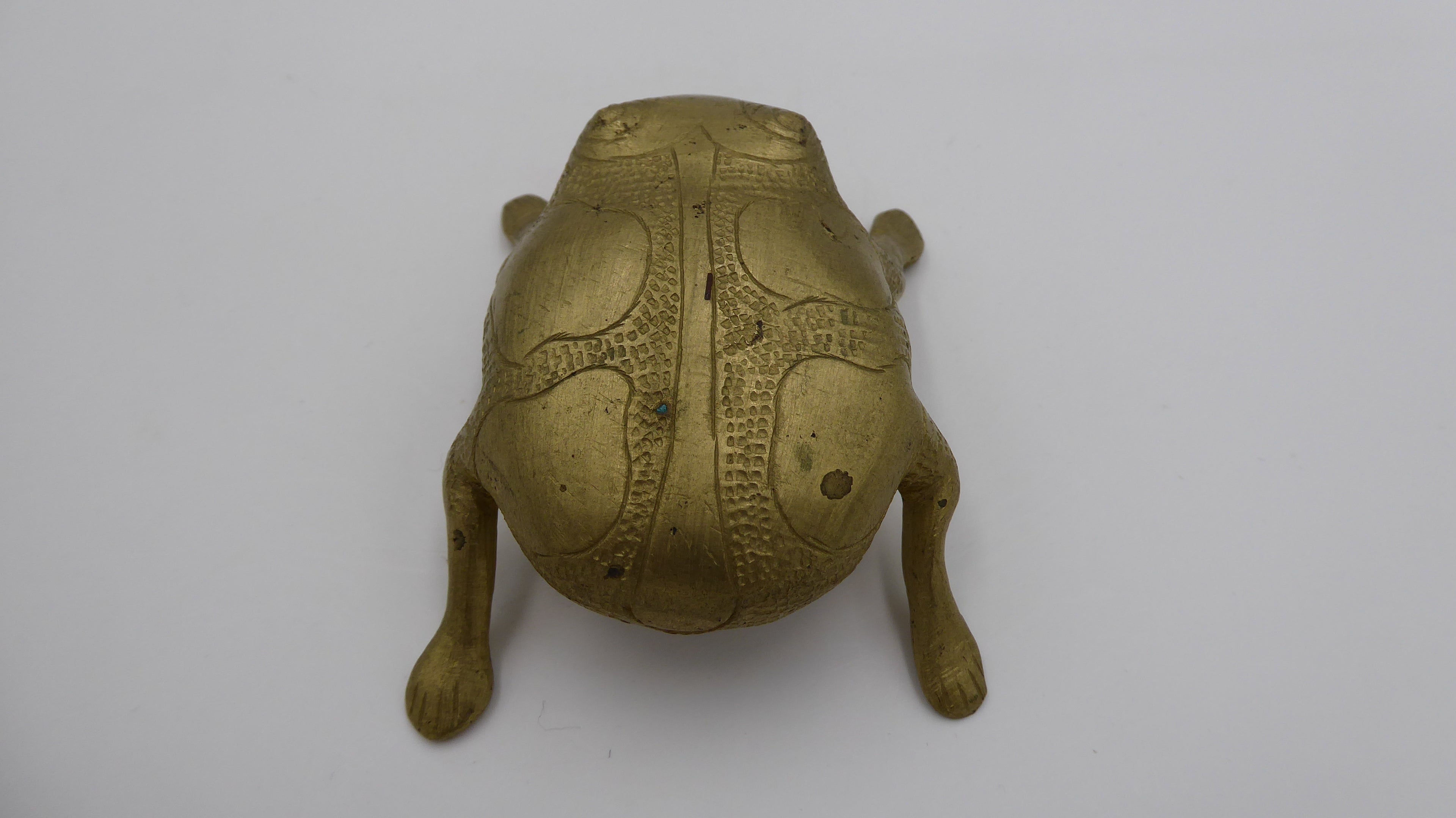 Grenouille en laiton massif (Travail ancien et artisanal) Origine Pays du Maghreb ?