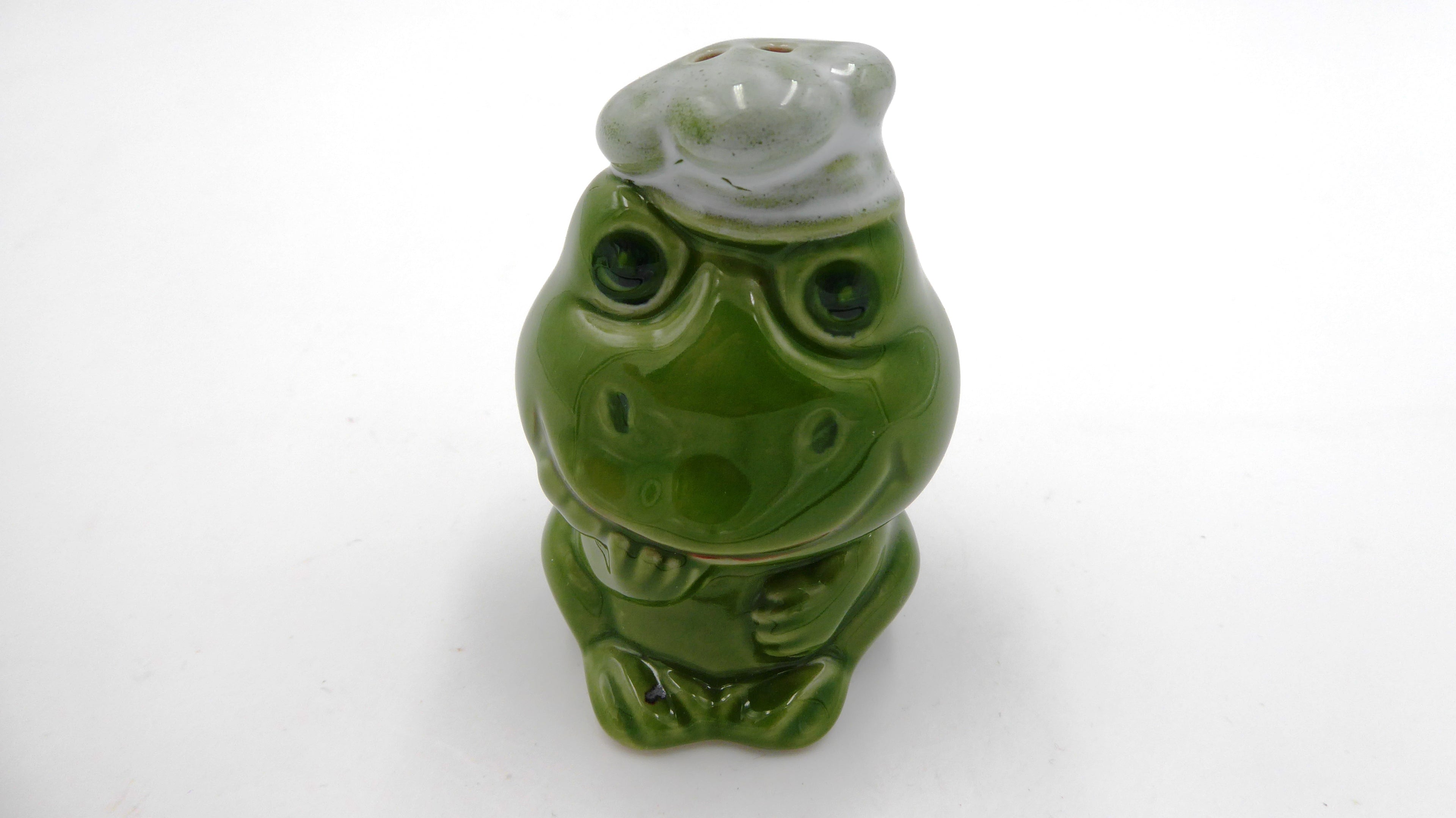 Salière Frog Cook en céramique