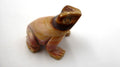 Belle petite grenouille en pierre rhodonite