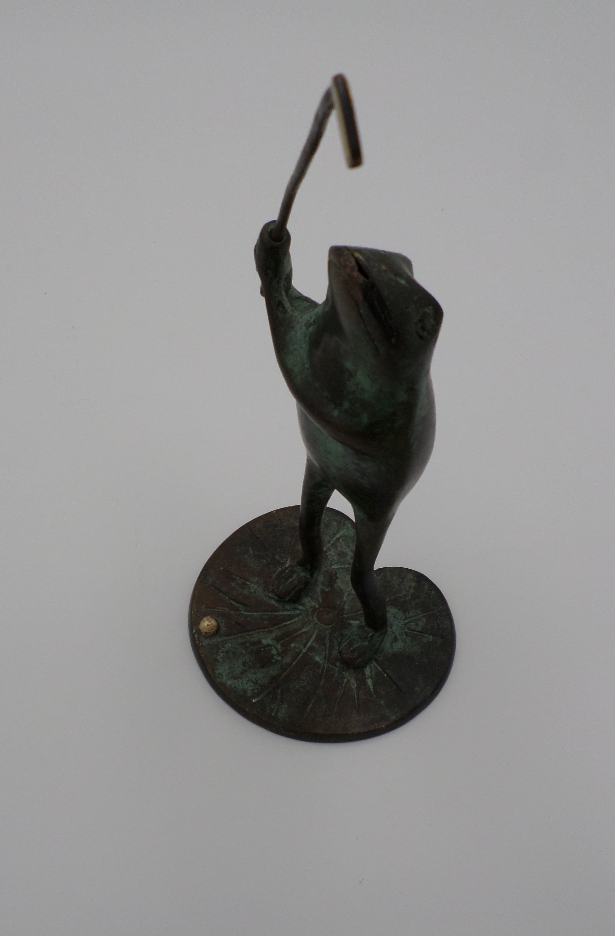 Grenouille au golf - Bronze viennois (AUTRICHE) Seconde partie du 19ème siècle