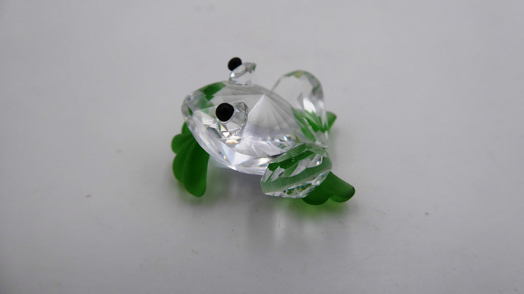 Jolie petite grenouille en en cristal