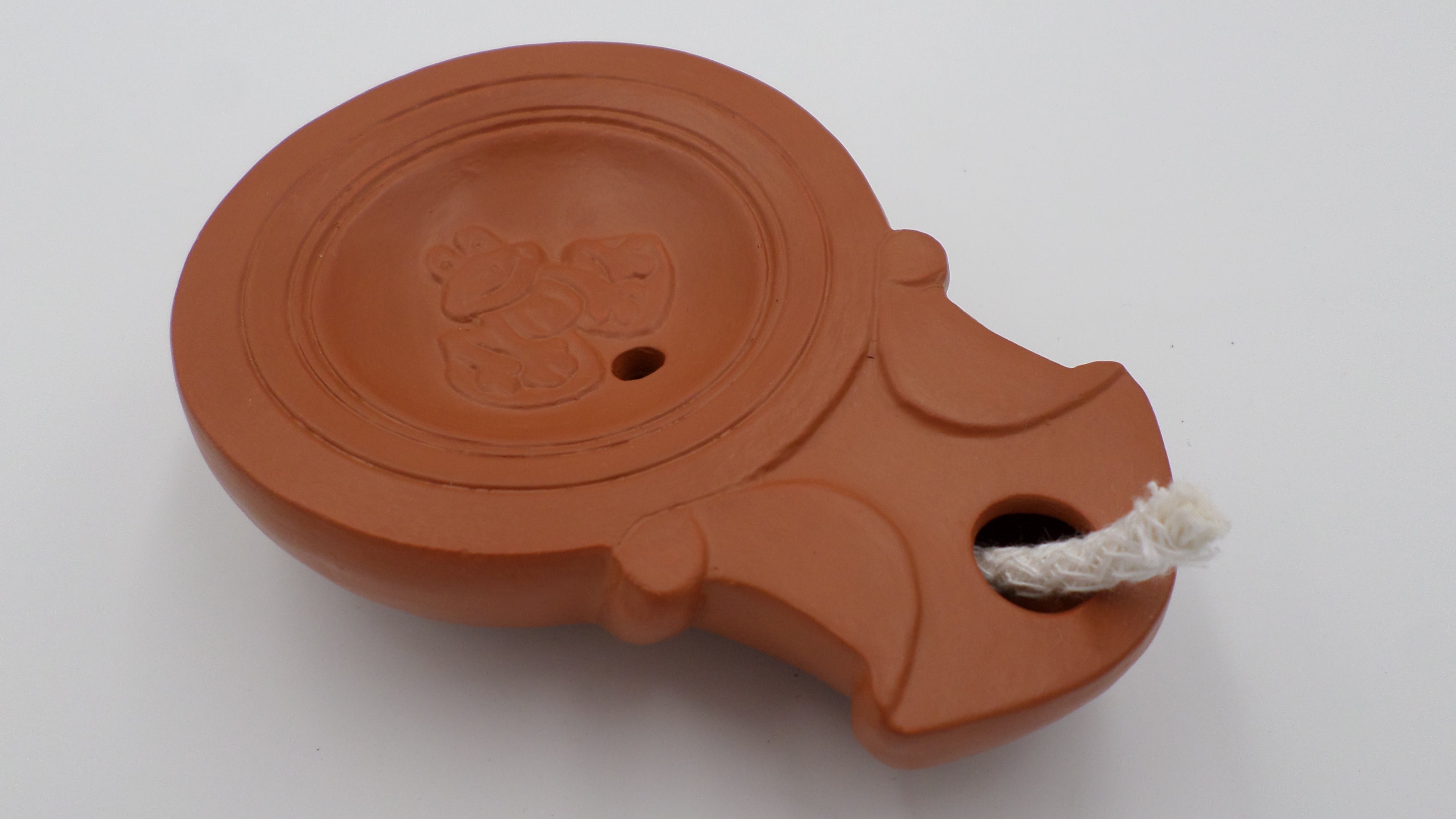 Lampe à huile grenouille (Copie simplifiée d'ancien)