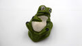 Vieille grenouille taille crayons allongée en composite