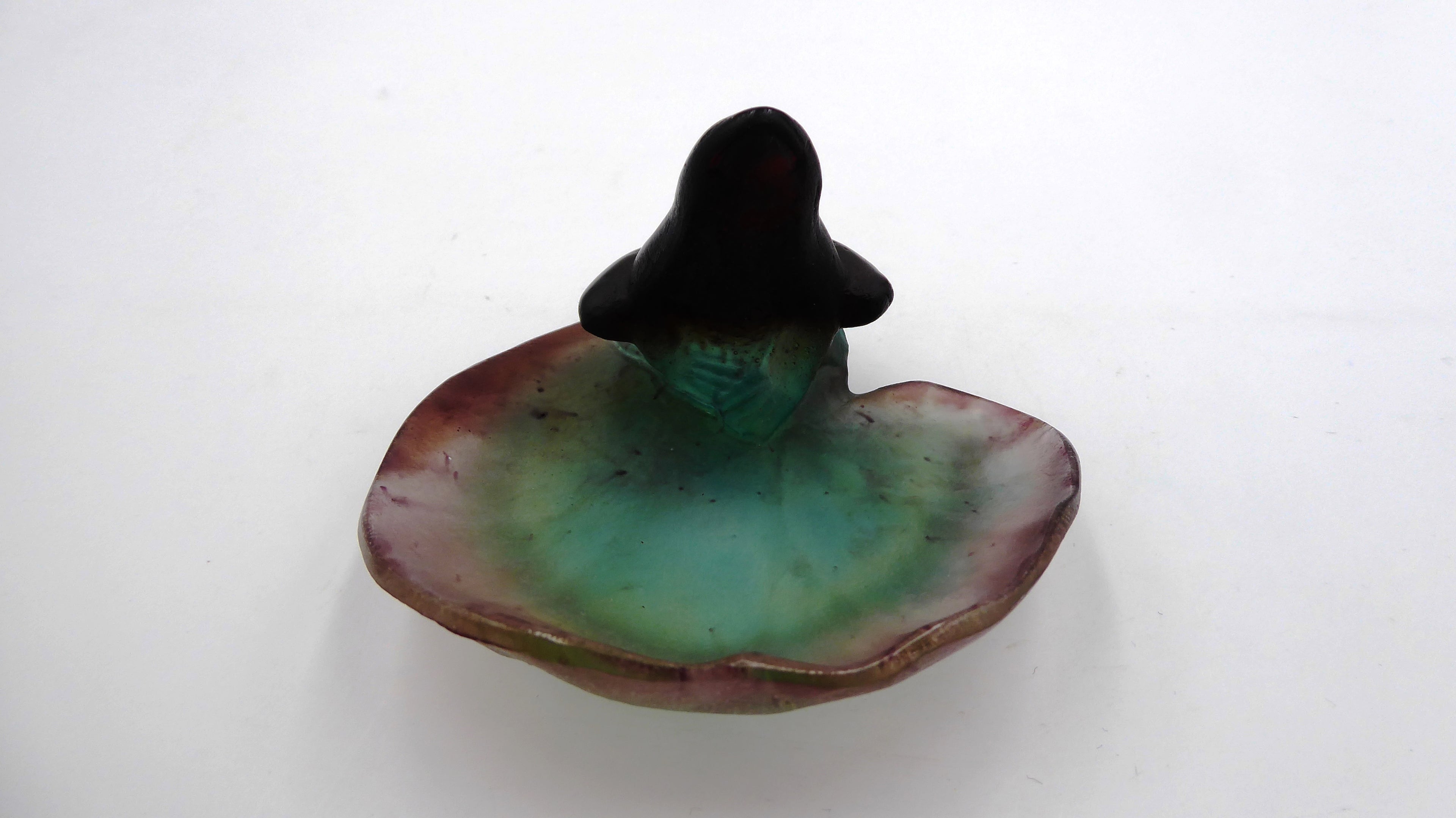 Petit vide poche en pâte de verre DAUM