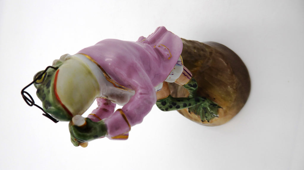 Exceptionnelle collection de grenouilles musiciennes en porcelaine de SAXE