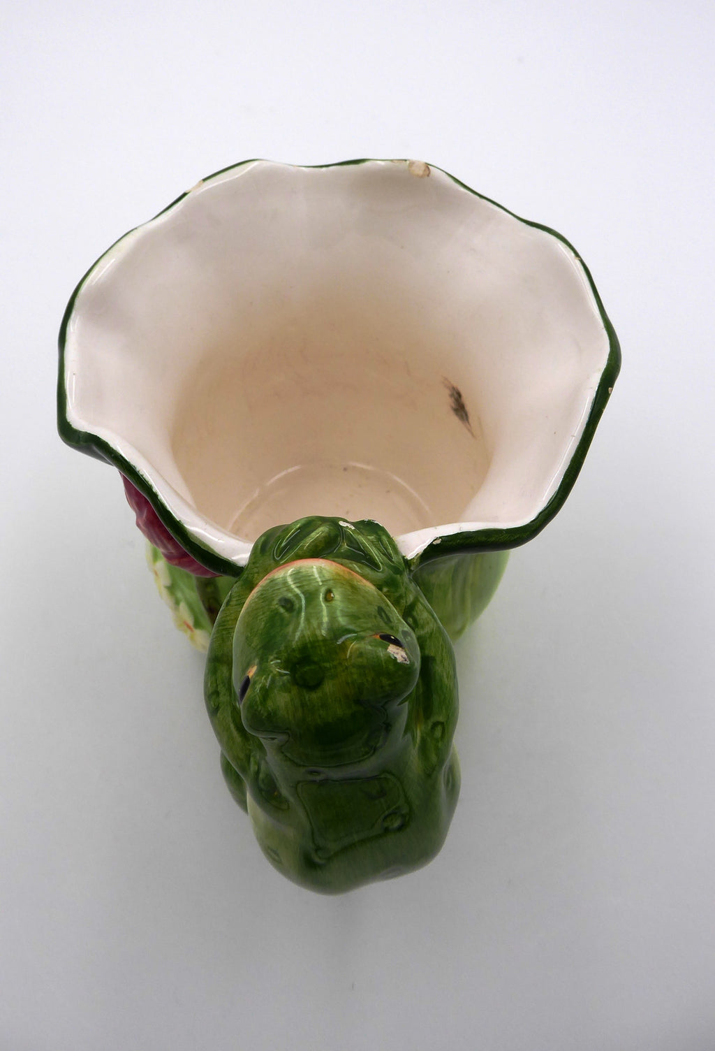Petit vase grenouille en céramique