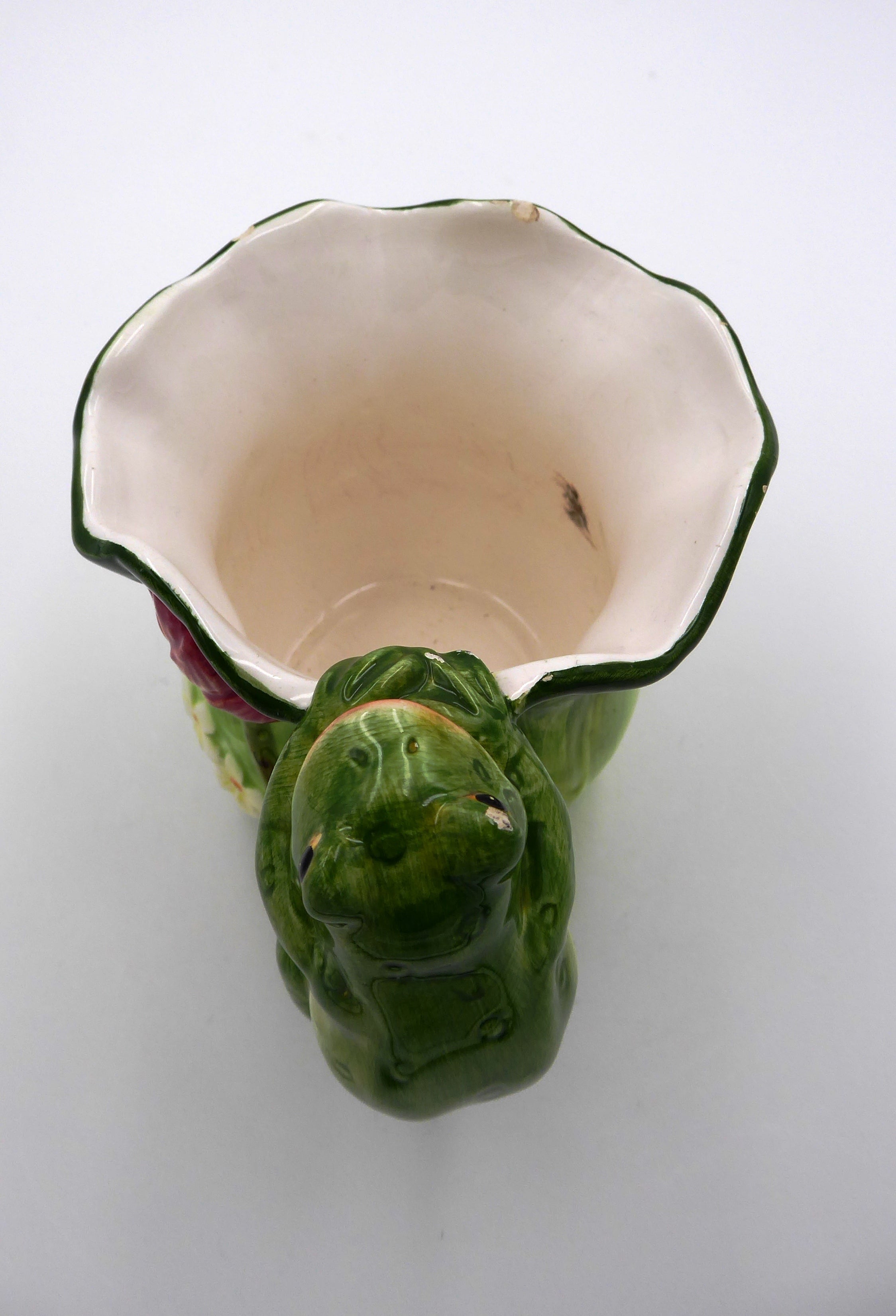 Petit vase grenouille en céramique