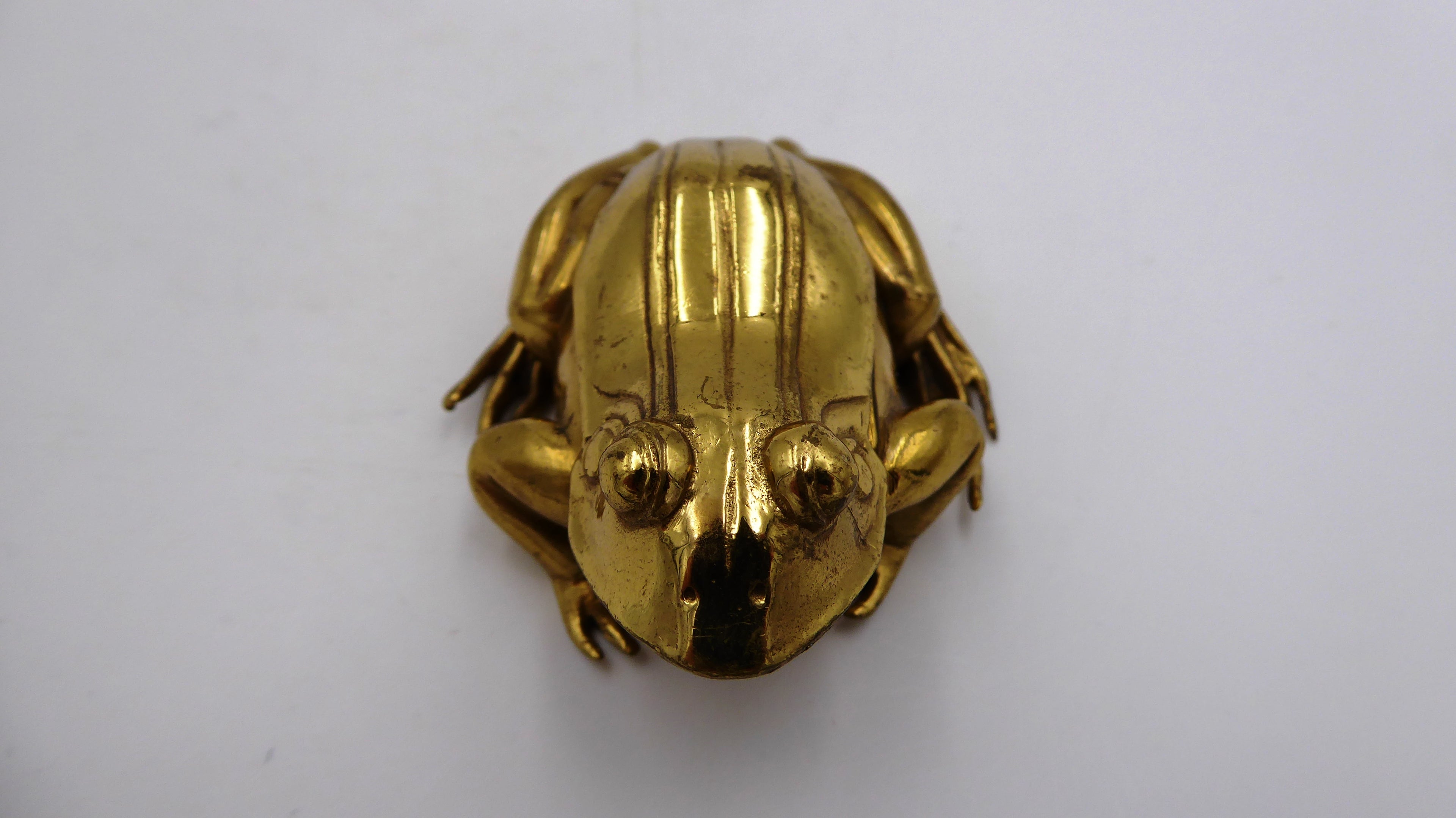 Petite boite à bijoux en laiton poli