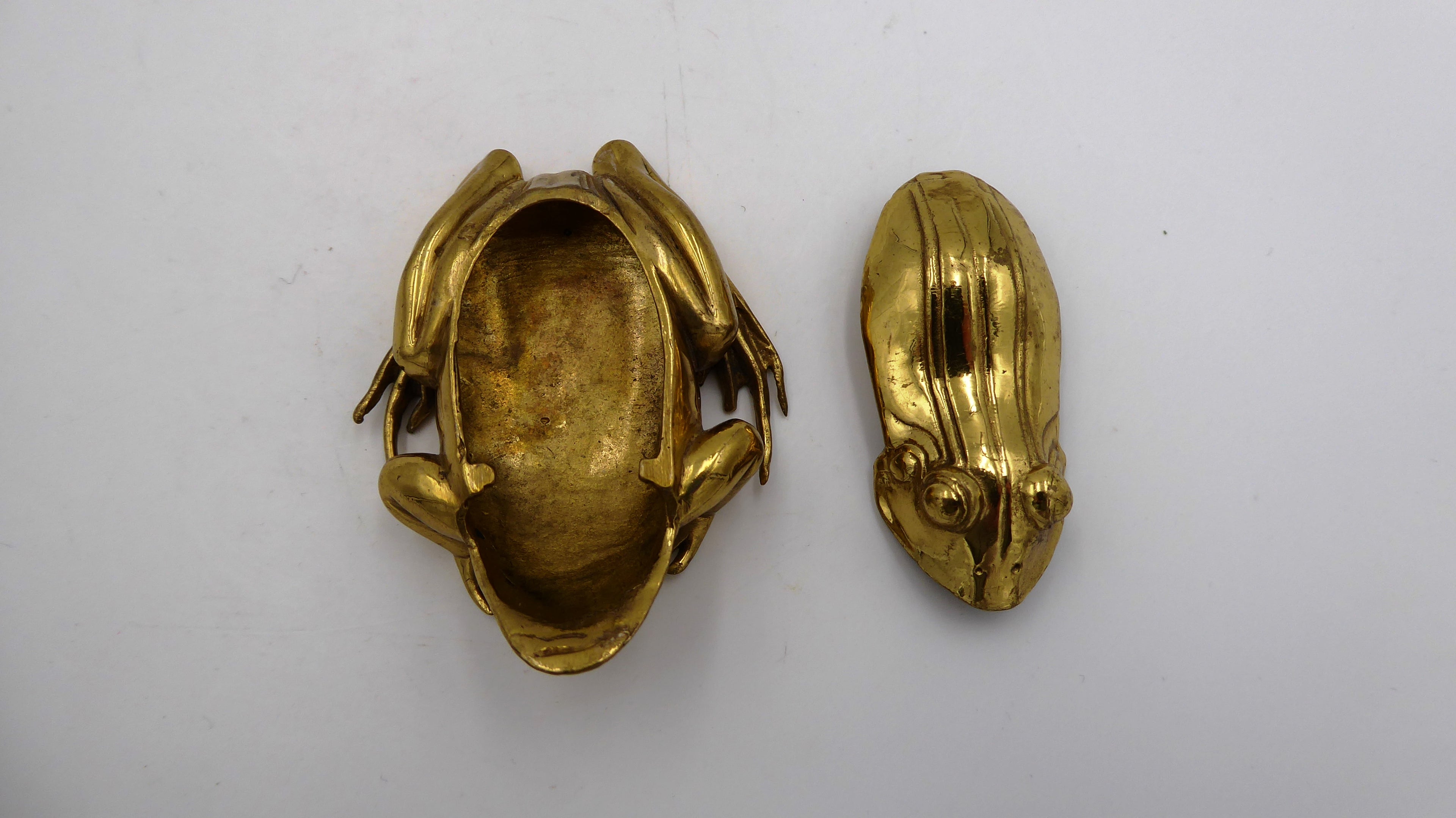 Petite boite à bijoux en laiton poli