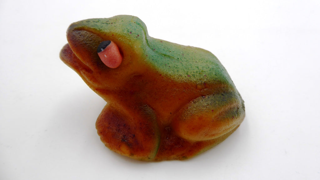 Grenouille en pâte de sel au jolies couleur