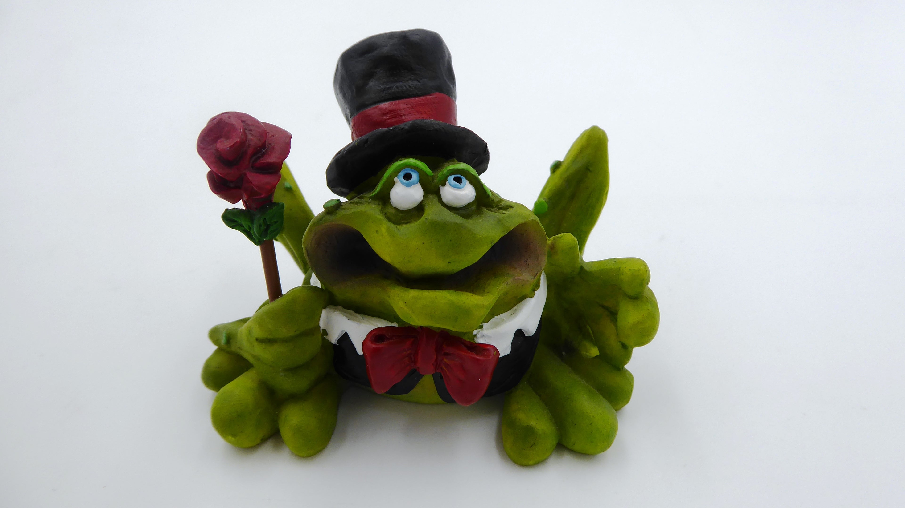 Grenouille destroy à la rose