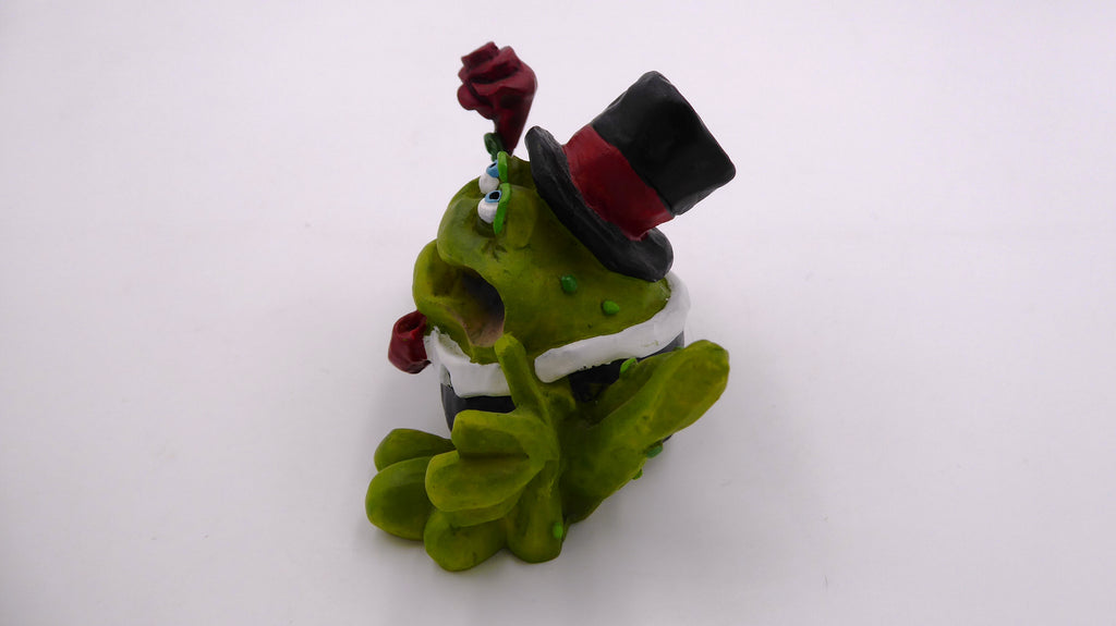 Grenouille destroy à la rose