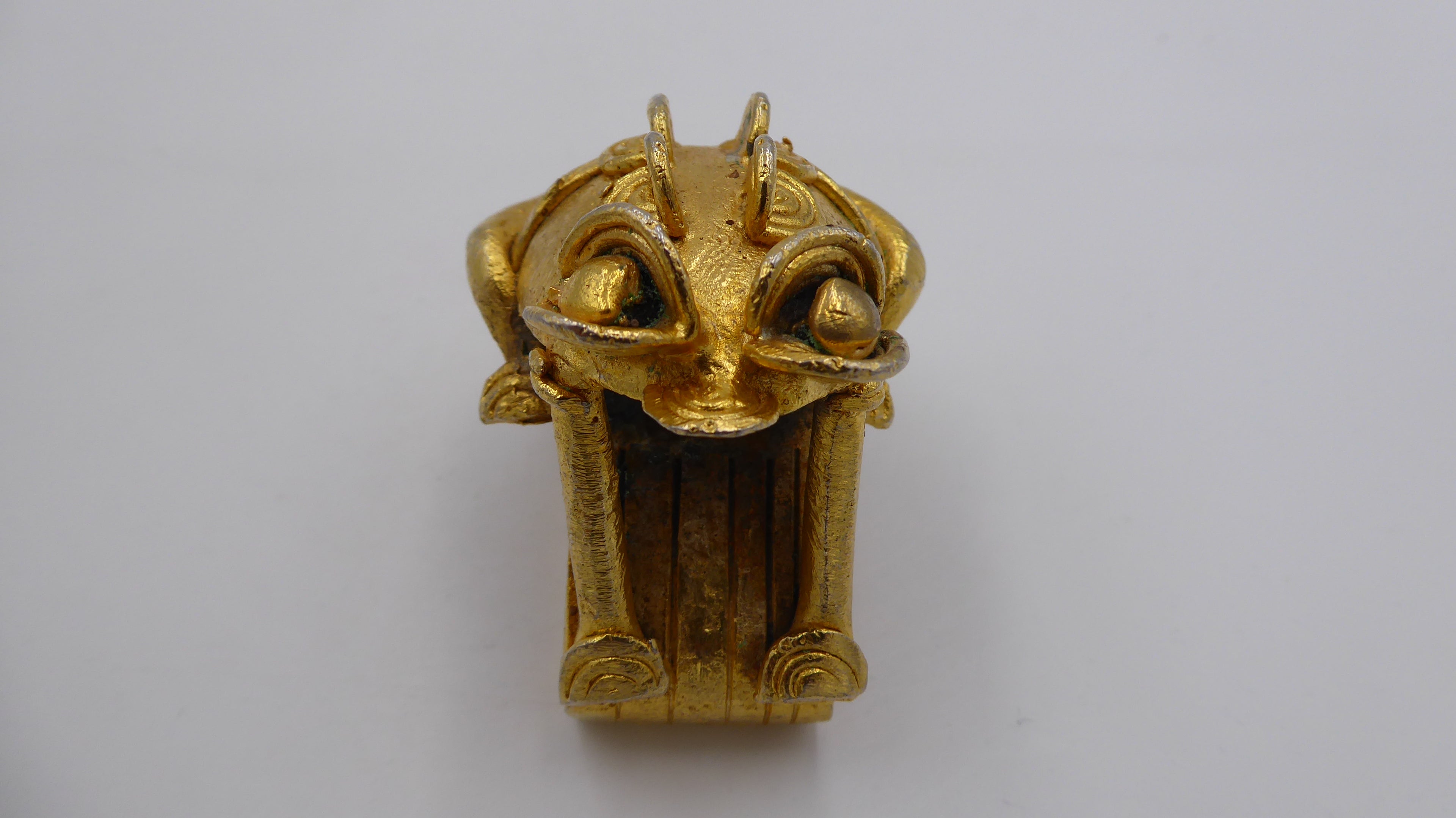 Grenouille en métal doré (Pièce assez rare-Indienne ?)