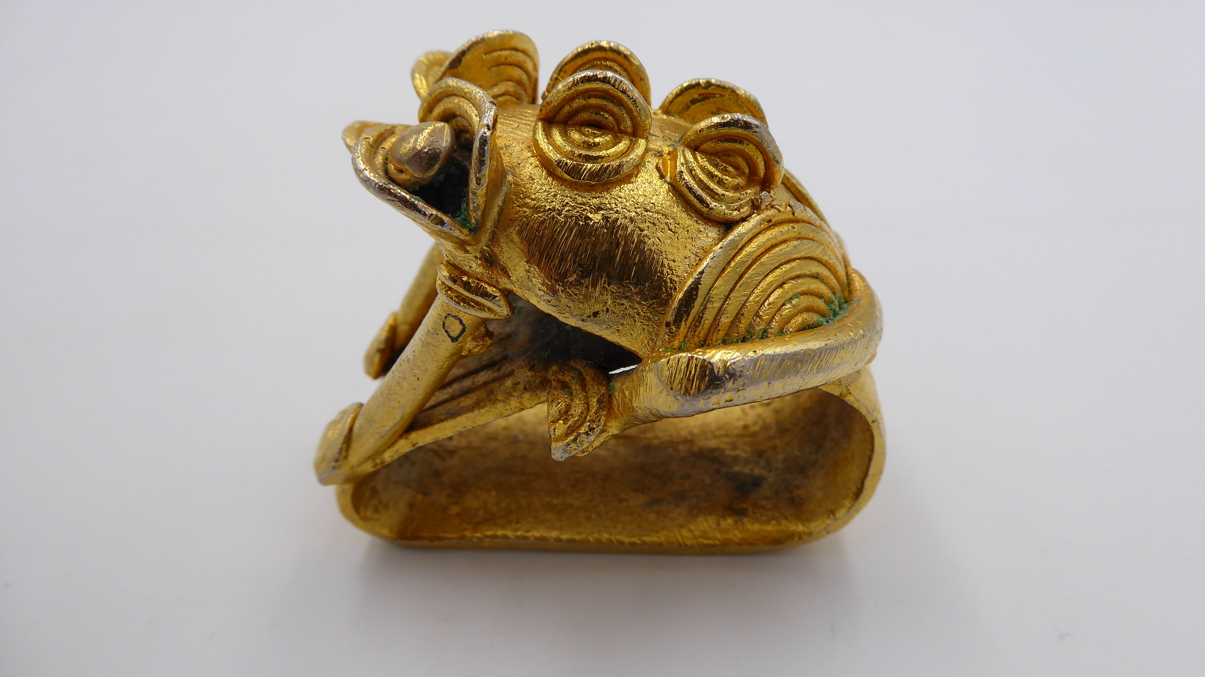 Grenouille en métal doré (Pièce assez rare-Indienne ?)