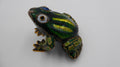 Grenouille en laiton émaillé