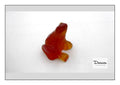 Petite grenouille DAUM orange signée