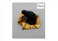 Pendentif DAUM - Grenouille sur une feuille dorée