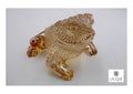 Crapaud GRÉGOIRE Immense succès de la maison LALIQUE en cristal lustré or