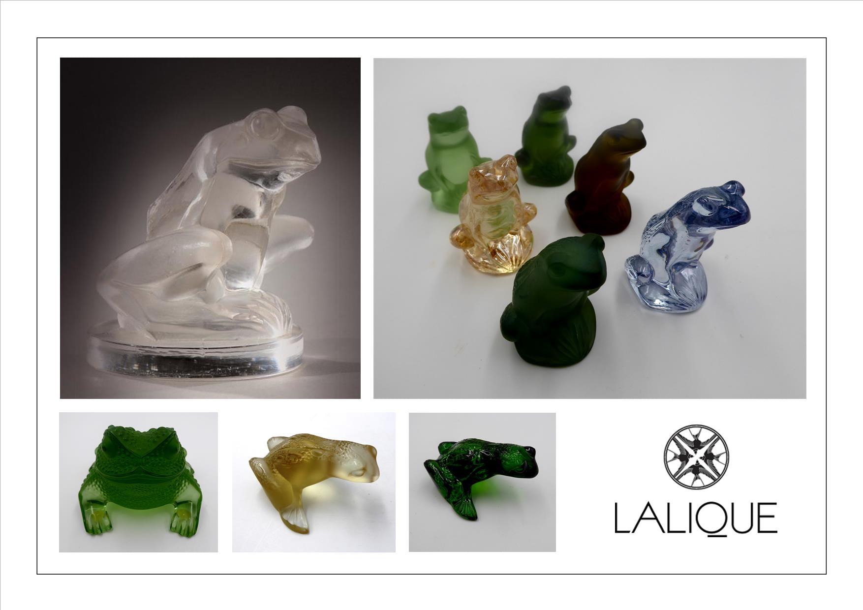 Page d'accueil LALIQUE site GRENOUILLES DU MONDE