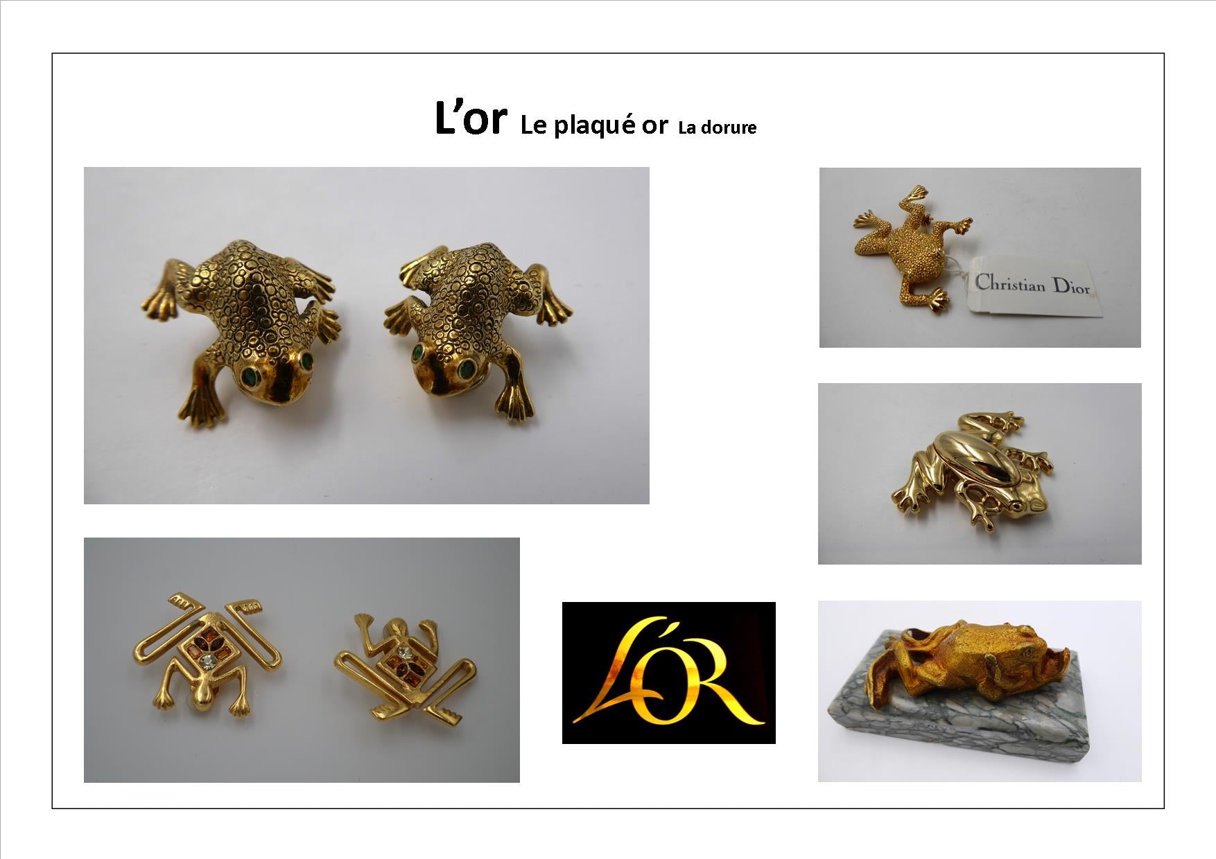 Page d'accueil site Or Plaqué or et dorure