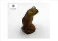 Grenouille rainette LALIQUE en cristal or